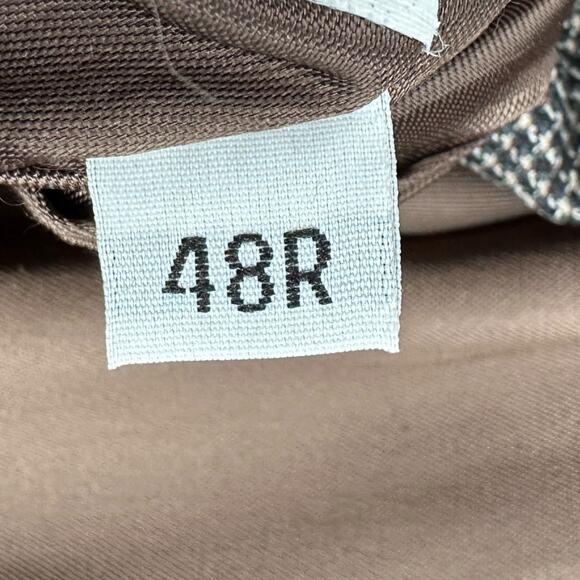 Hart Schaffner Marx Gray Tweed Notched Lapel Single Vent Blazer Jacket 48 R - Picture 5 of 10